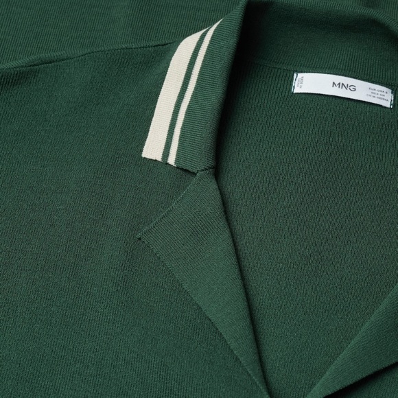 [SOLD] NWT Mango Oversized knitted polo shirt - Picture 6 of 7